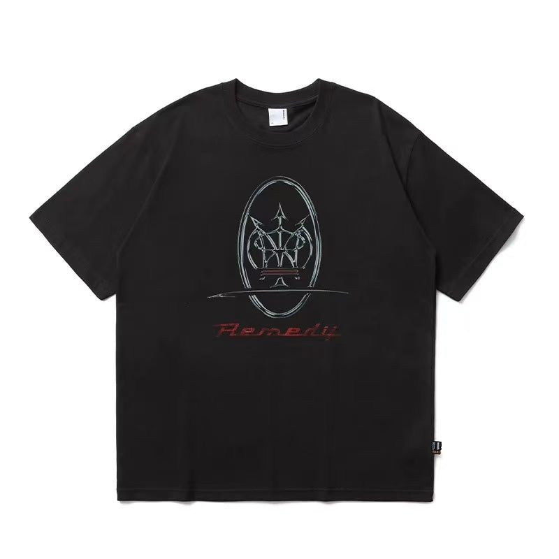 REMEDY Trident Print Short-sleeve T-shirt