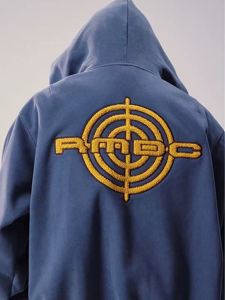 REMEDY Logo Towel Embroidered Hooded Sweatshirt