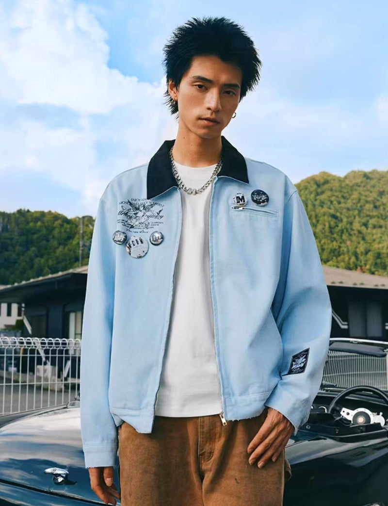 MEDM Angel Dove Detroit Embroidered Jacket