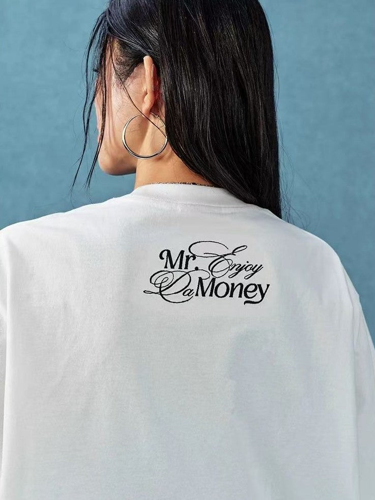 MEDM Diamond Logo Hot Drill Short Sleeve T-shirt