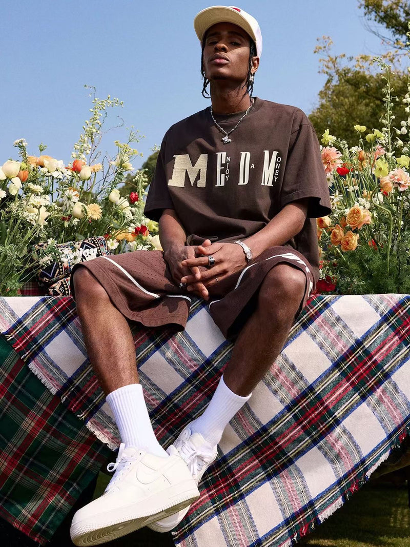 MEDM Chunky Knitted Short-sleeve T-Shirt