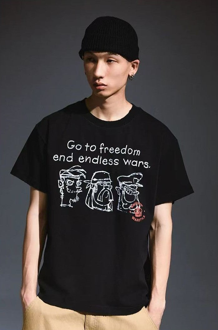 REMEDY Anti-war Short-sleeved T-shirt