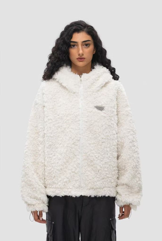 FDR Rabbit Ear Plush Hooded Jacket