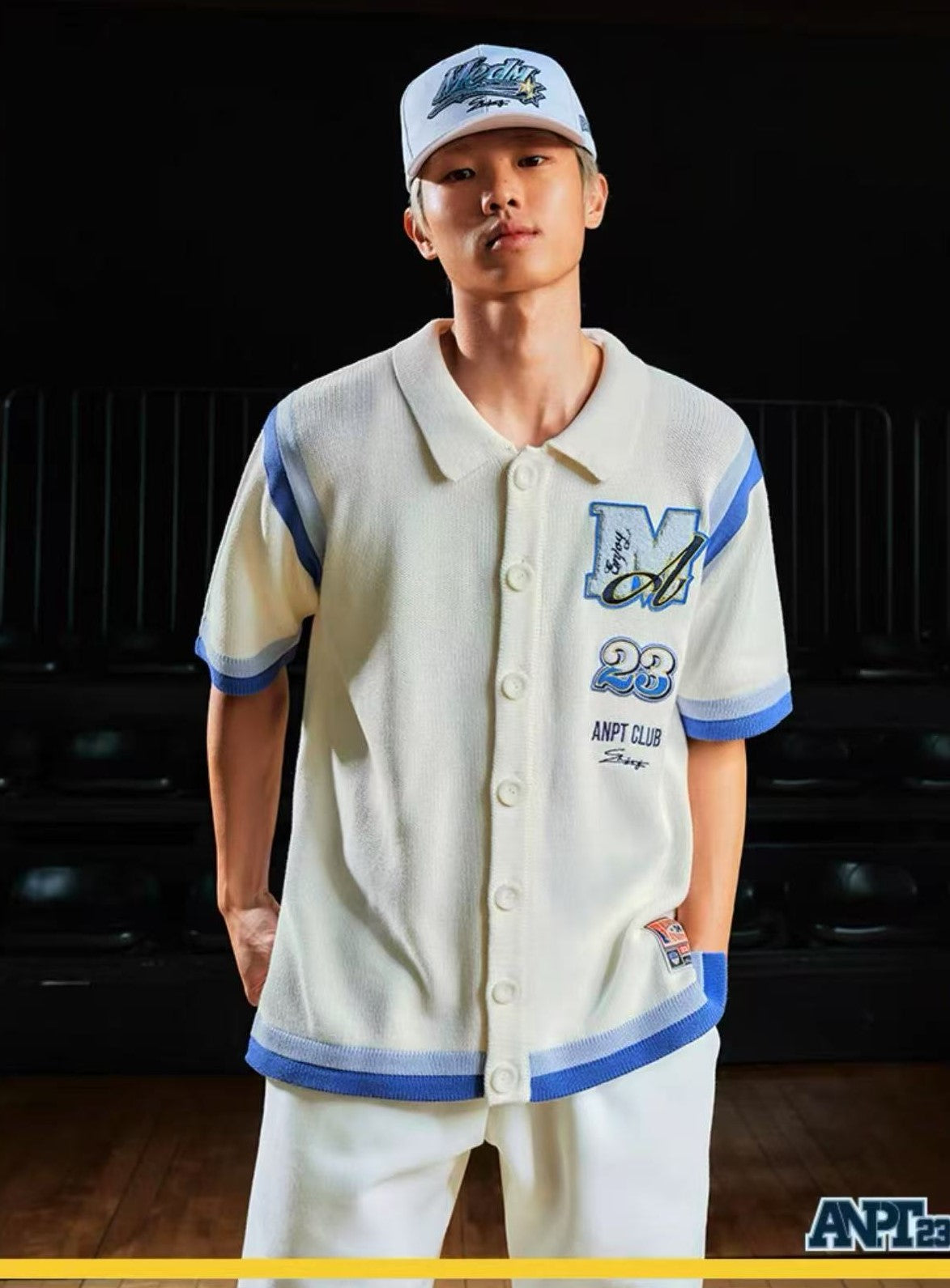 MEDMxANPT Joint Short-sleeved Wool Cardigan