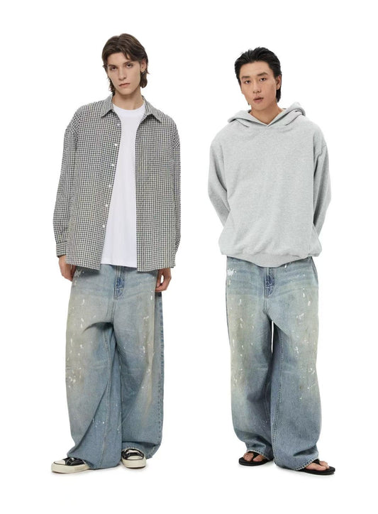 WASSUP Splash paint vintage Wash Denim Jeans