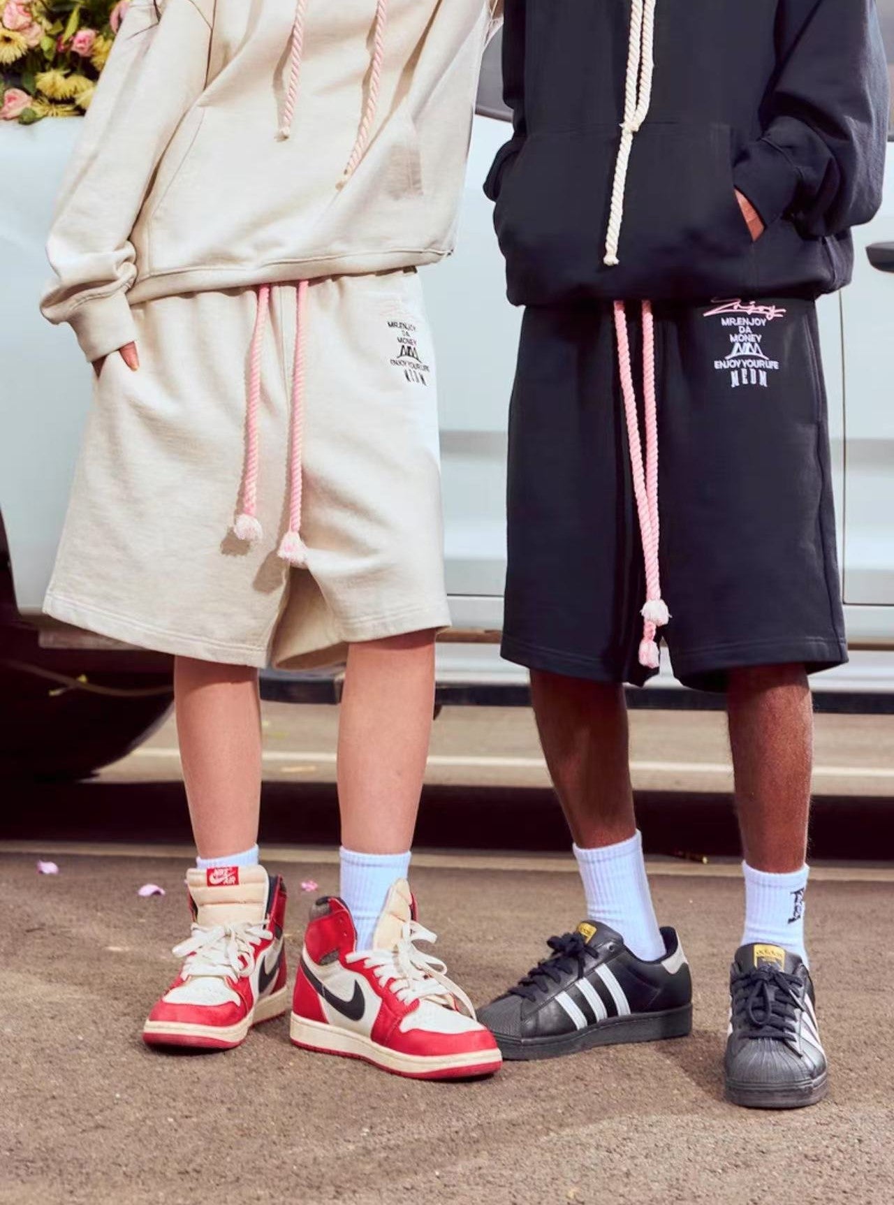 MEDM Hip Hop Drawstring Shorts