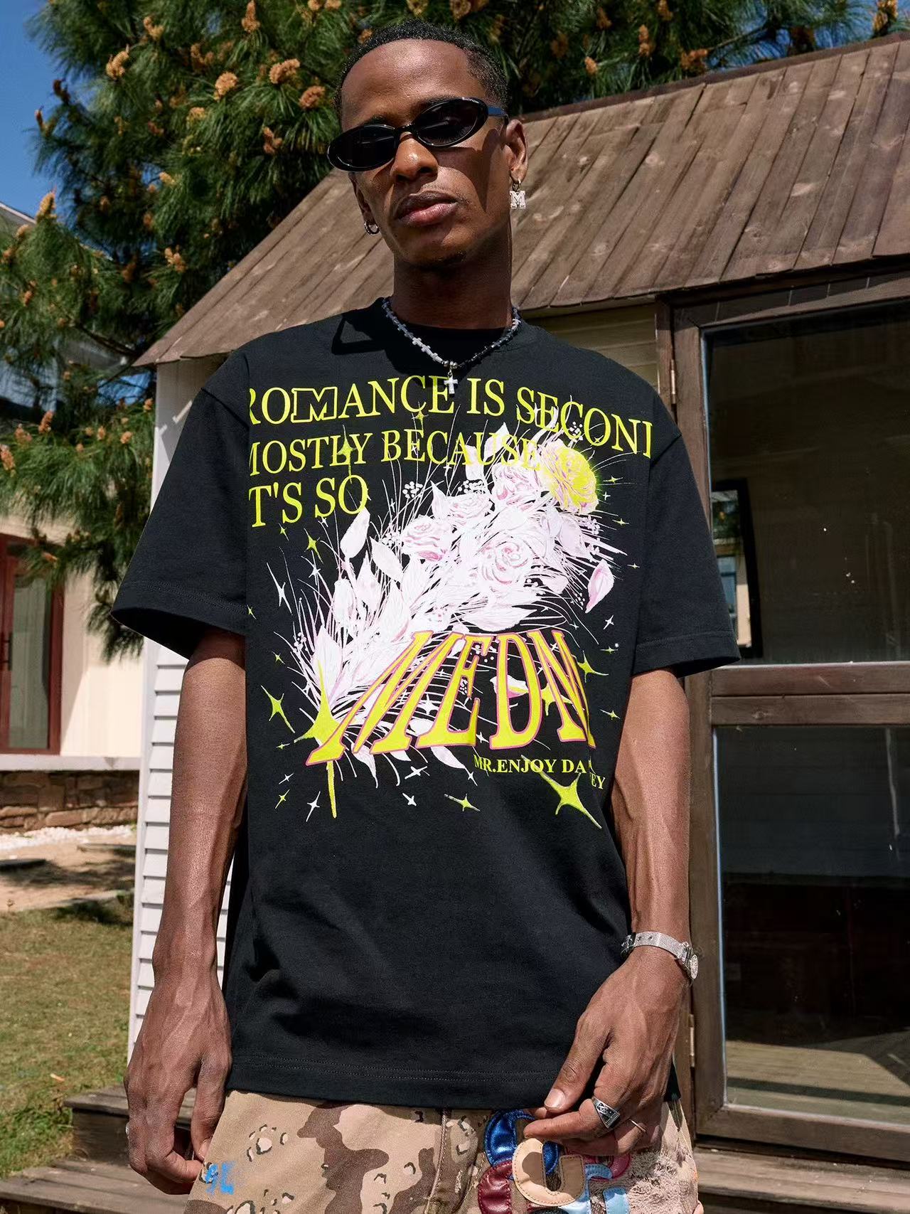 MEDM Crystal Rose Short Sleeve T-Shirt