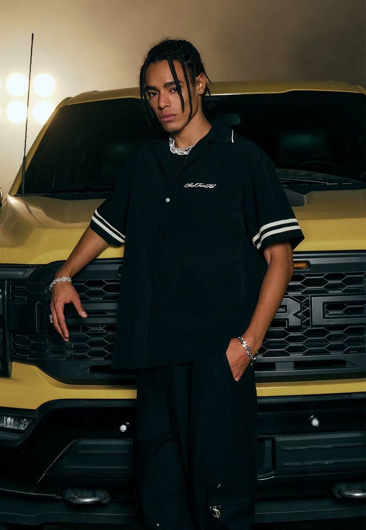 STK Vintage Piped Cuban Collar Shirt