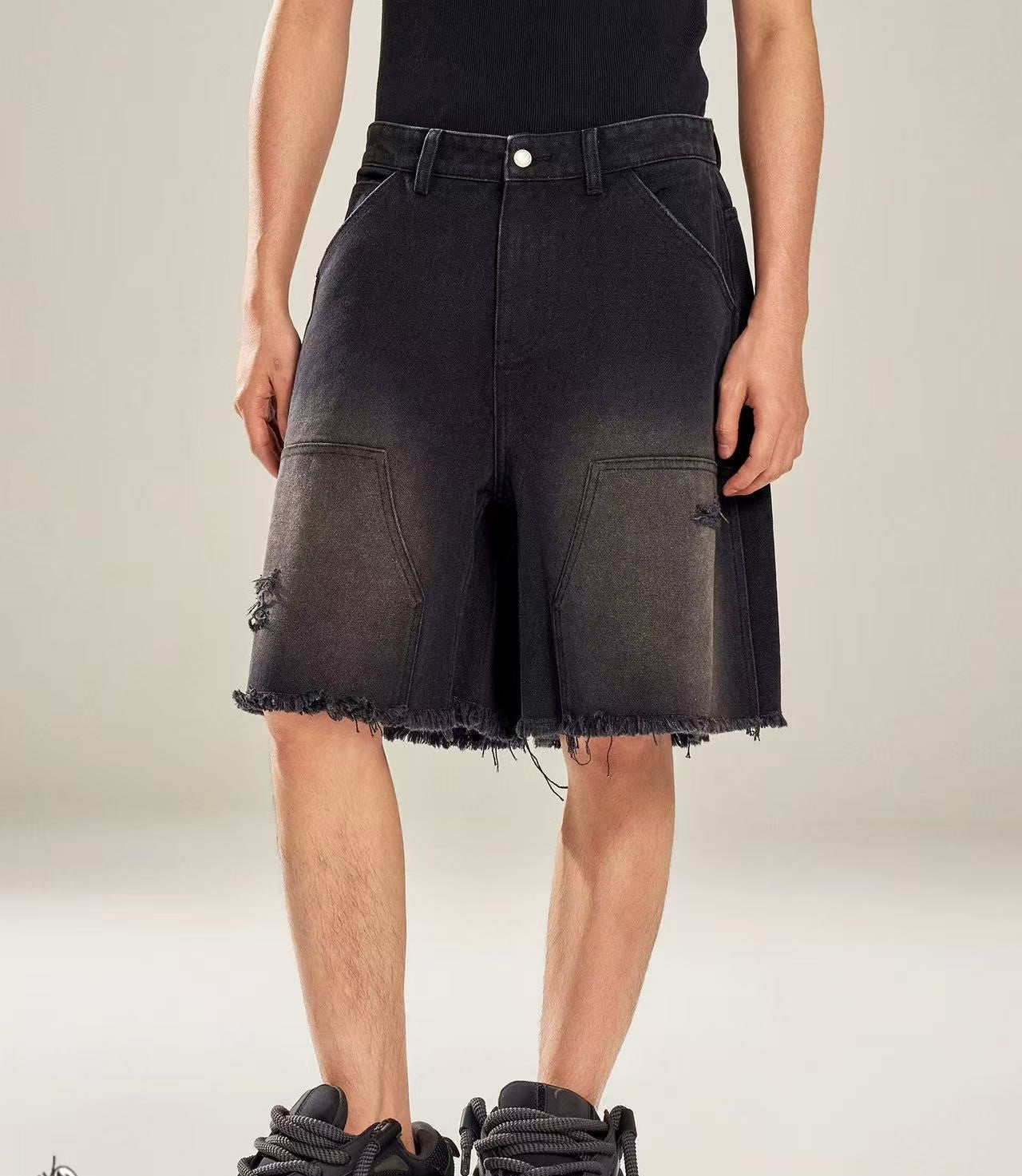 BIPOLAR Retro Denim Shorts