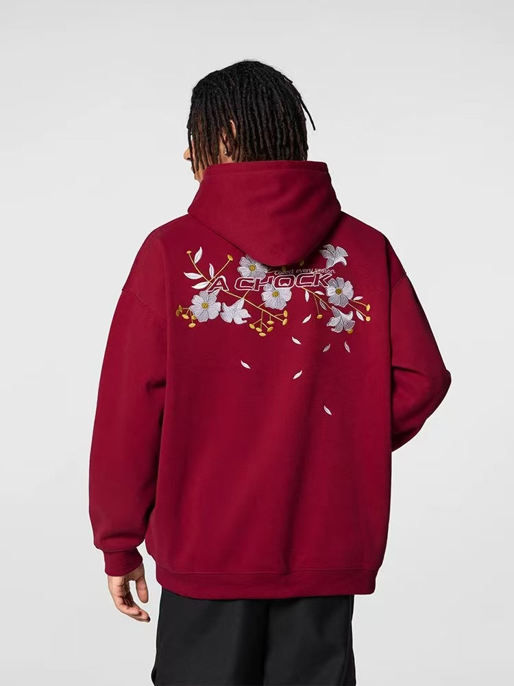 ACHOCK Retro Floral Hoodie