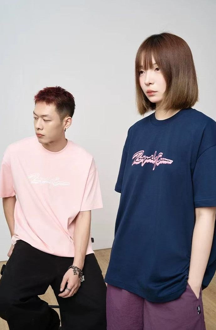 REMEDY Letter Print Short-sleeve T-shirt