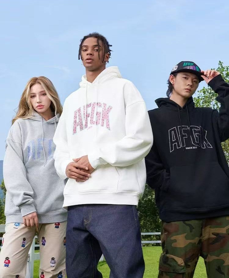 AFGK Raindrop Hot Diamond Logo Hoodie
