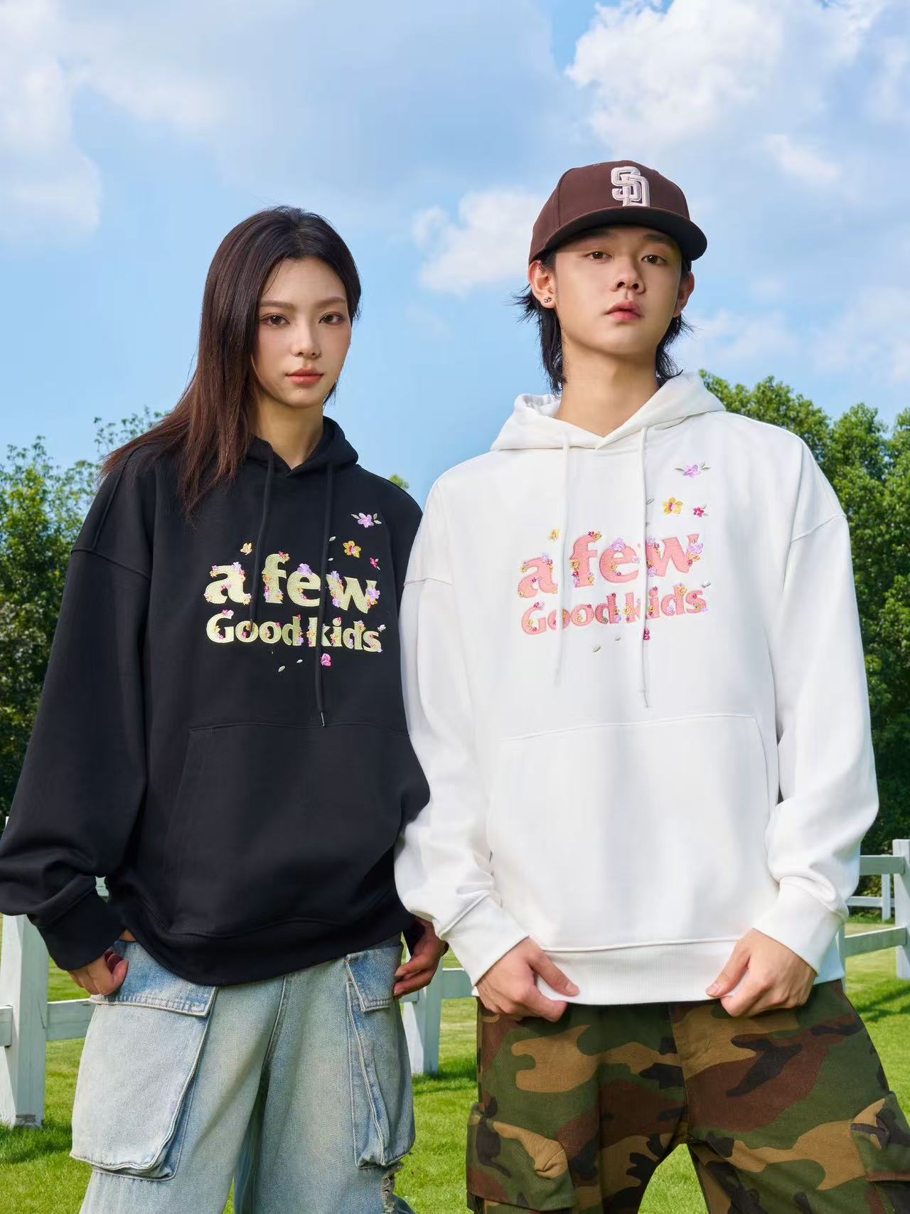 AFGK Butterfly Embroidered Hoodie