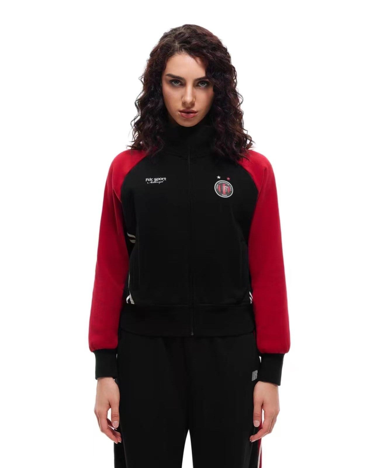 FDR Badge Web Contrast Patchwork Jacket (For Women)