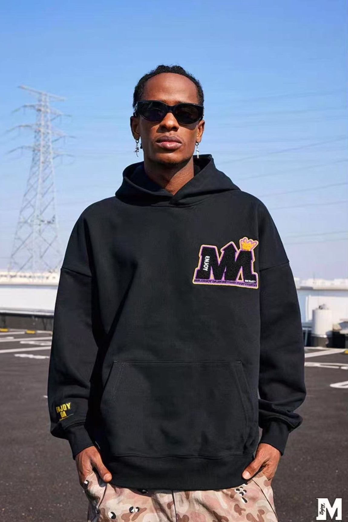 MEDMxNecessityFinery Joint Series Retro Hoodie