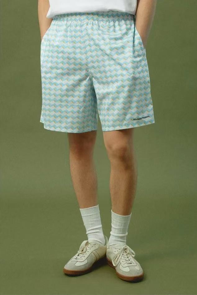 WASSUP HouseWaves Full Print Shorts