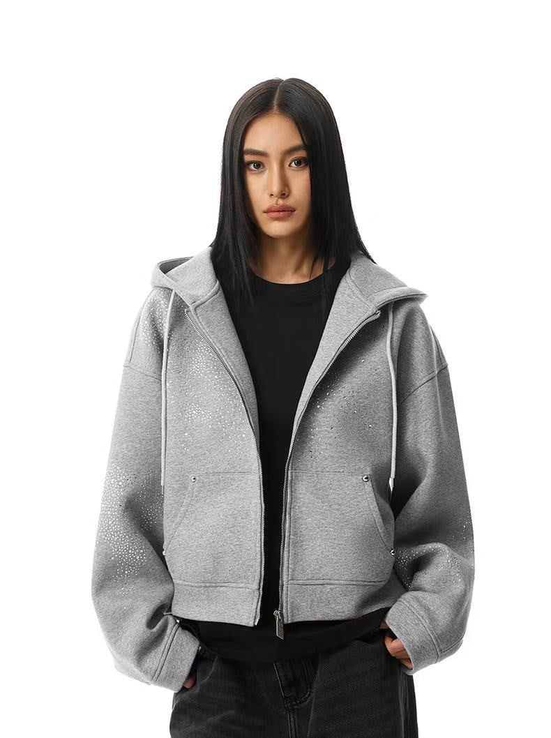 FDR Air Layer Hot Drill Cardigan Sweatshirt