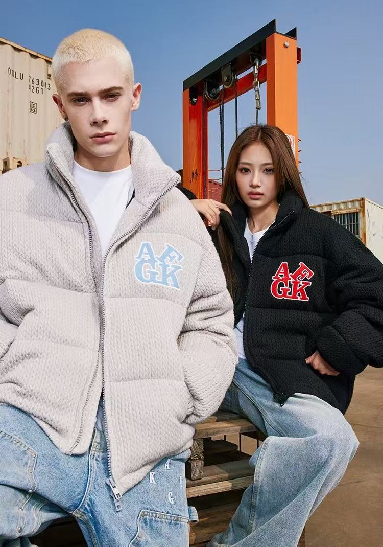 AFGK Letter LOGO Embroidered Jacket