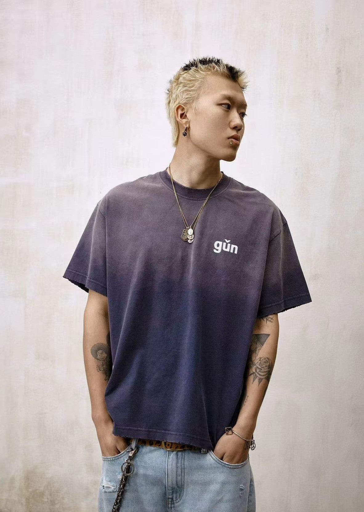 REMEDY Vintage High Street Washed Short-sleeved T-shirt