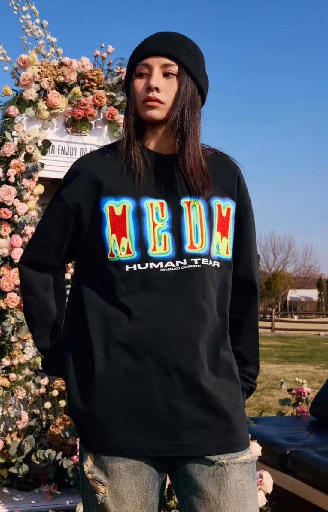 MEDM Thermal Print Long-sleeves T-shirt