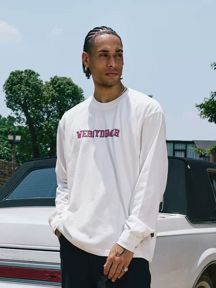 REMEDY 69 Cracked Print Long-sleeve Tee