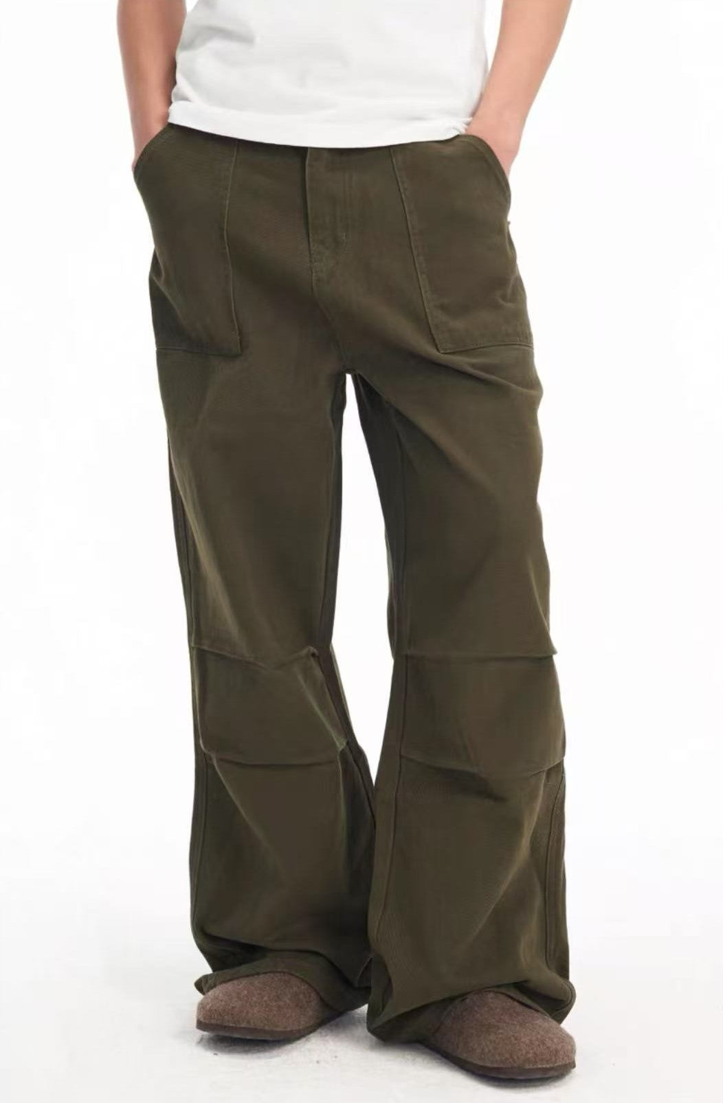 BIPOLAR Vintage Army Paratrooper Pleated Cargo Pants