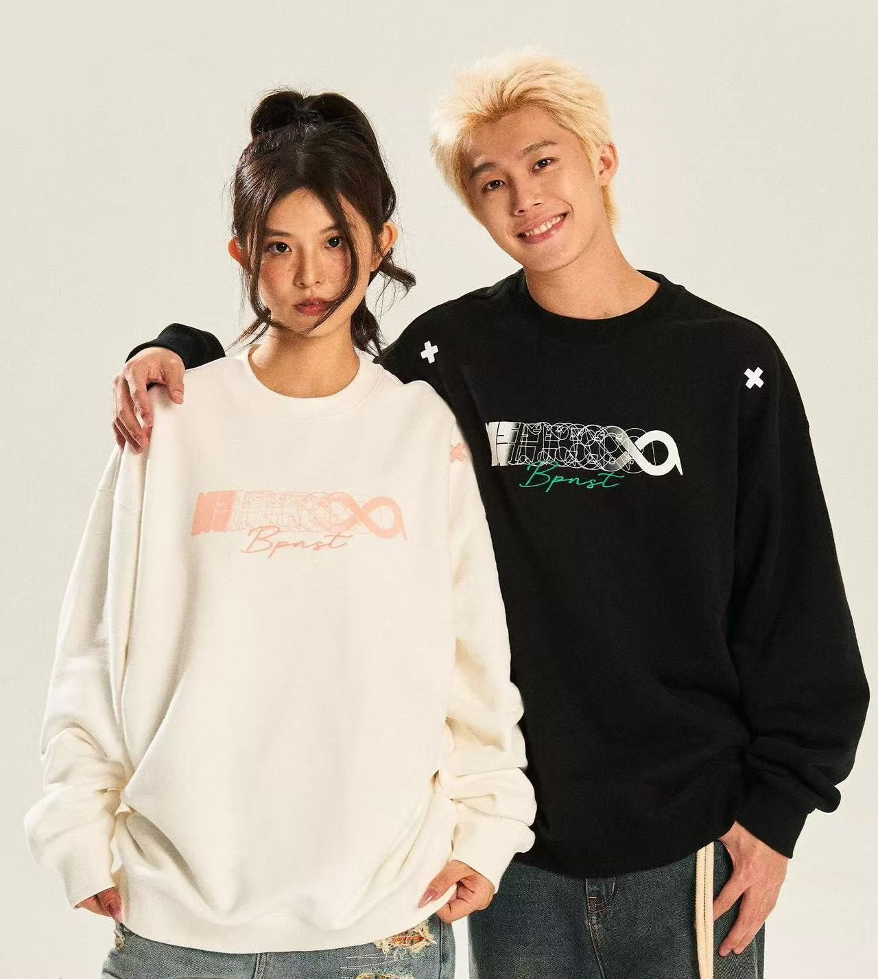 BIPOLAR×NSTNEW Phantom LOGO Sweatshirt