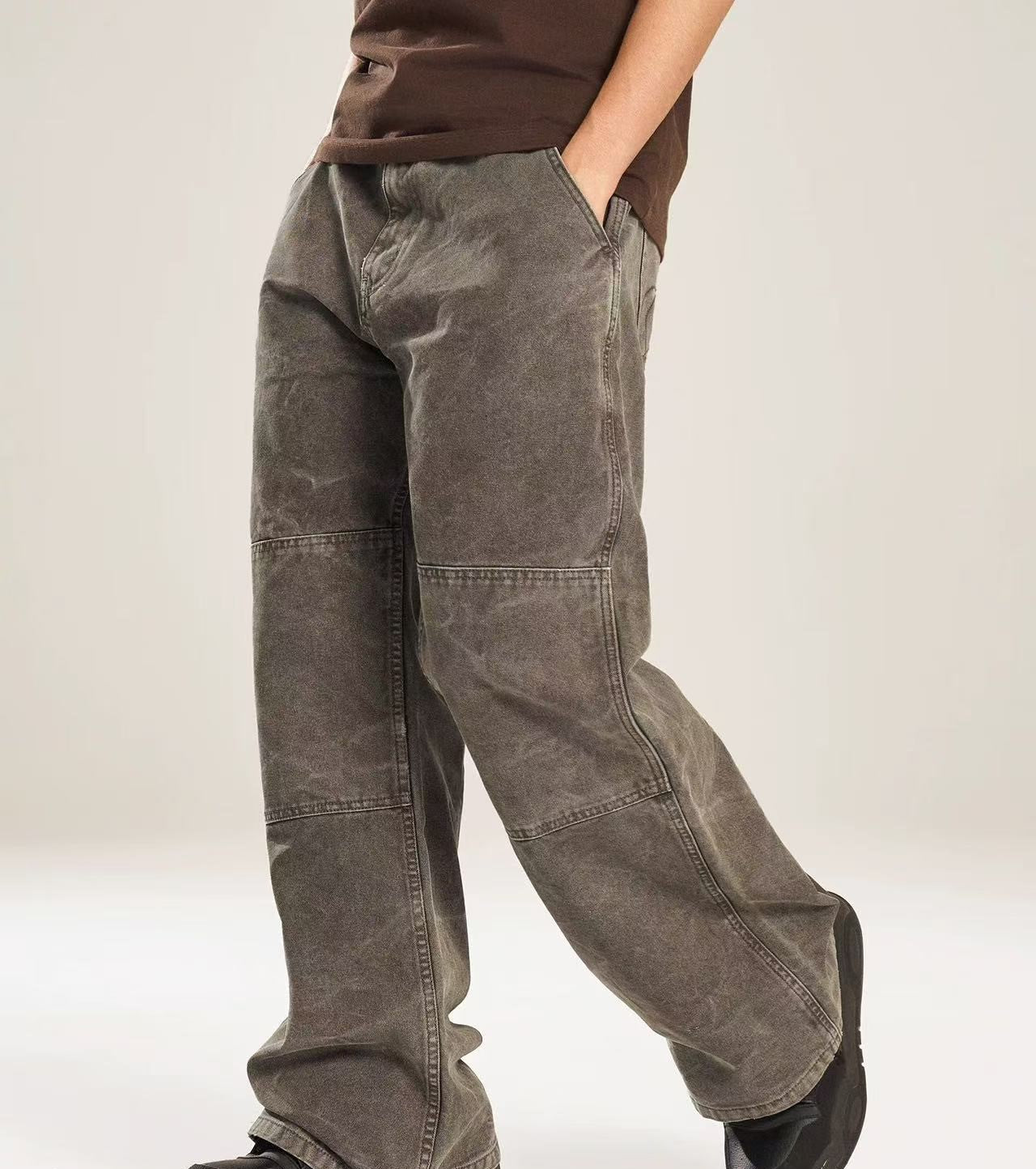 BIPOLAR Water Ripple Overalls Trousers