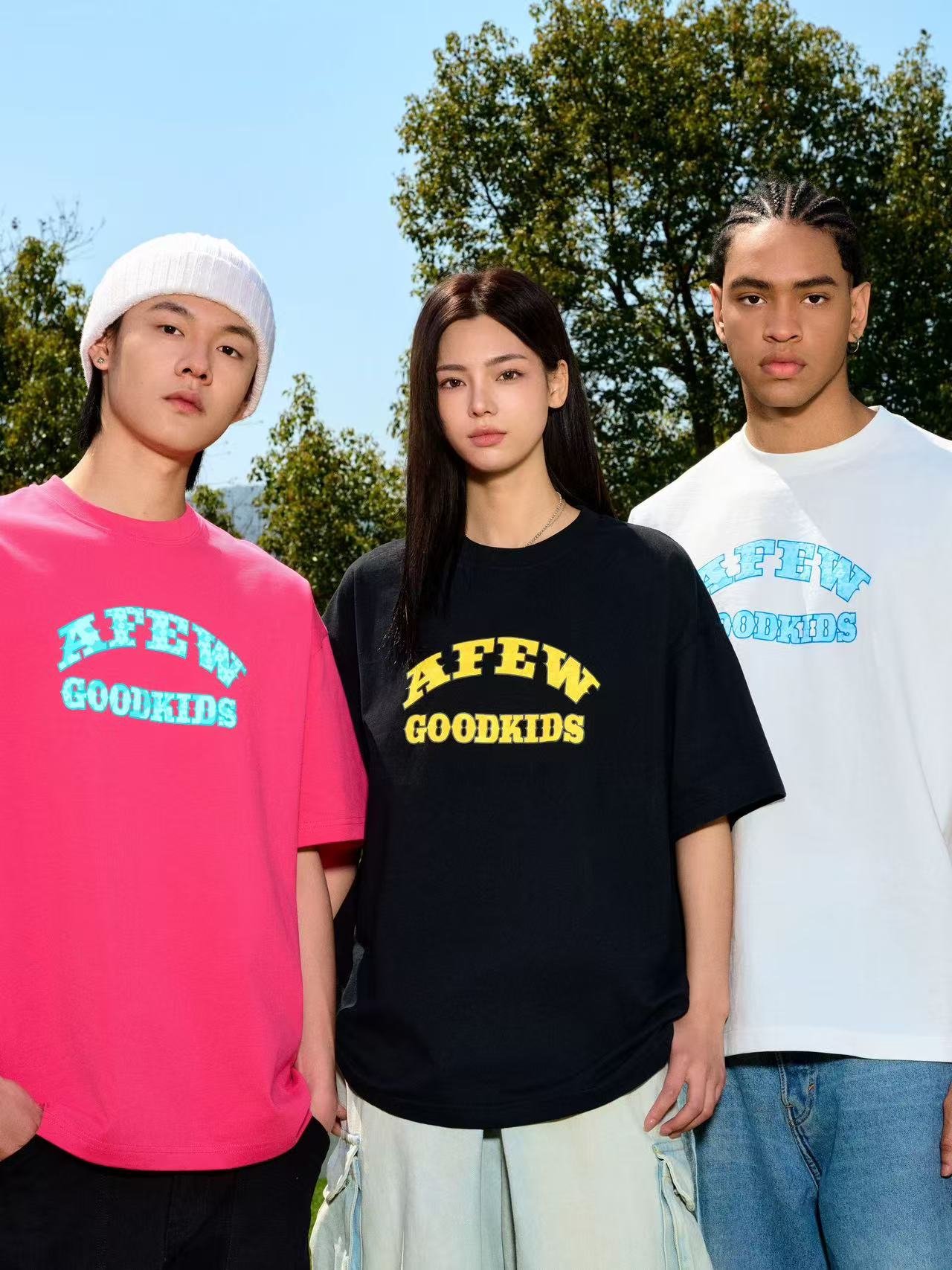 AFGK Flocked Short-sleeve T-shirt