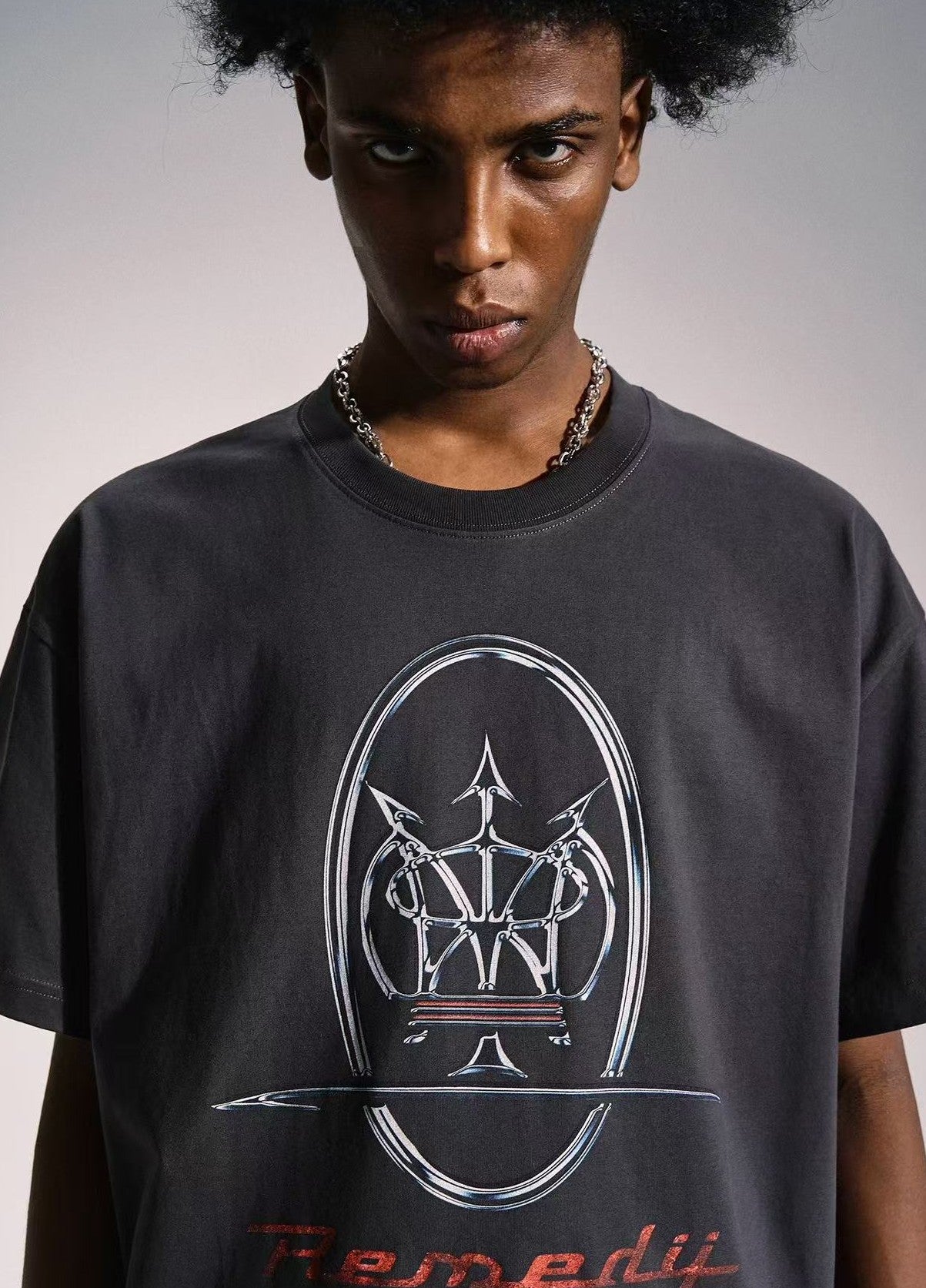 REMEDY Trident Print Short-sleeve T-shirt