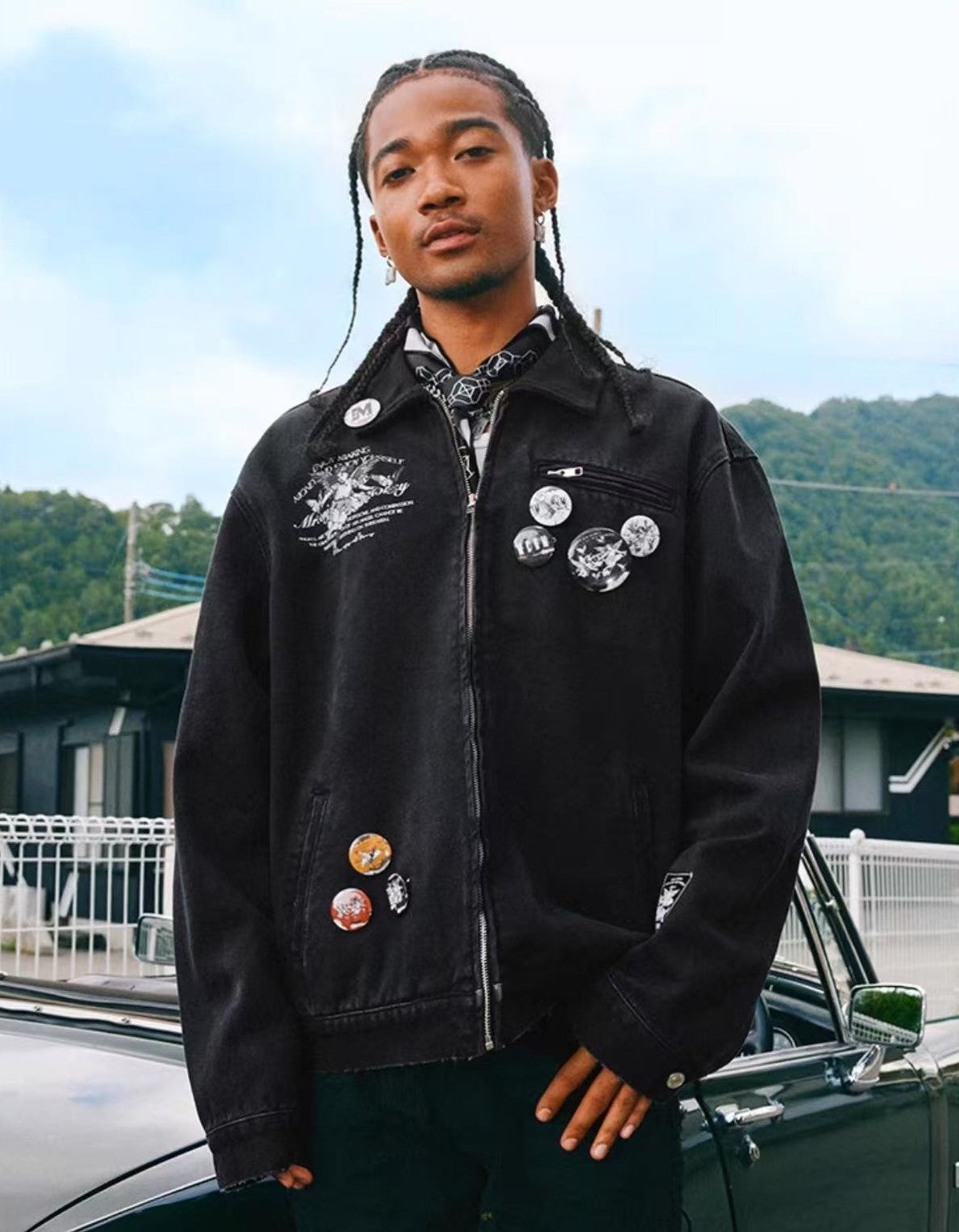 MEDM Angel Dove Detroit Embroidered Jacket