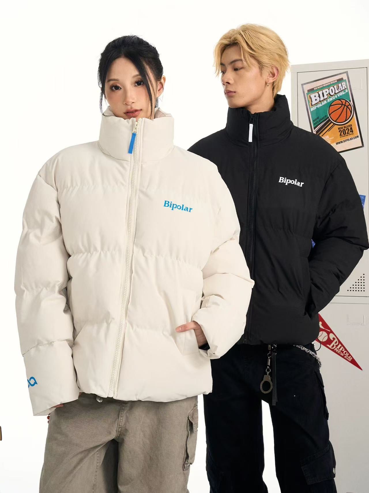 BIPOLAR Basic Logo Cotton Coat