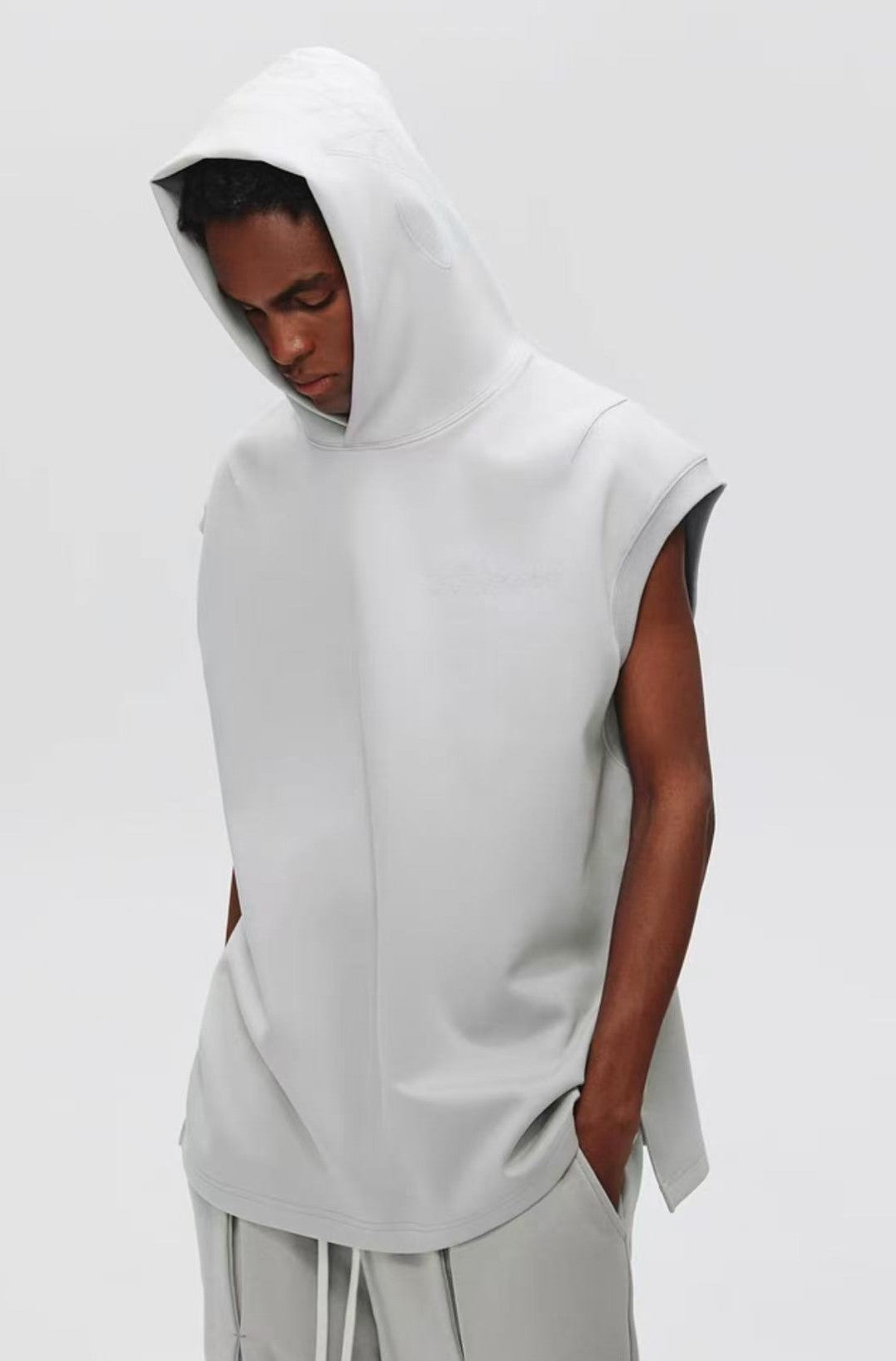 ATRY Hooded LOGO Embroidered Vest