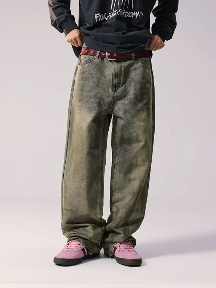 REMEDY Washed Baggy Jeans