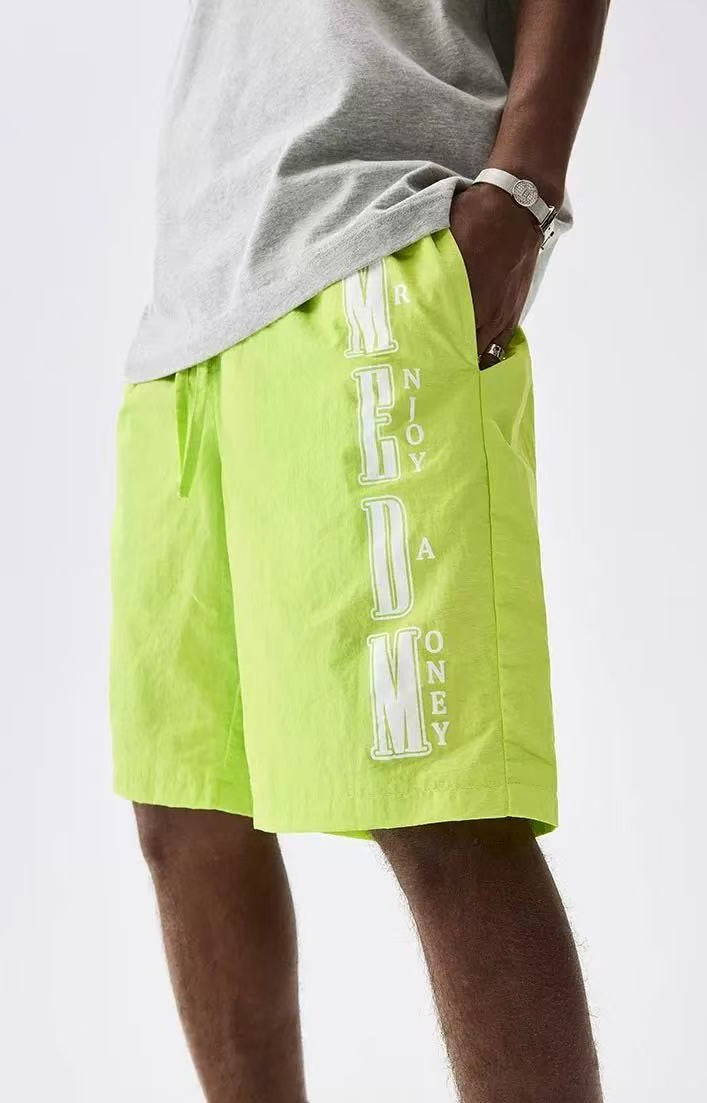 MEDM Nylon Letter Logo Shorts