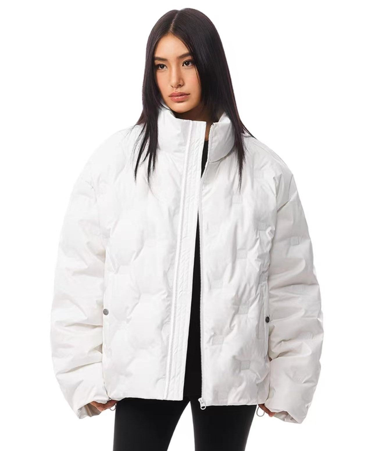 FDR Logo Embossed Down Jacket