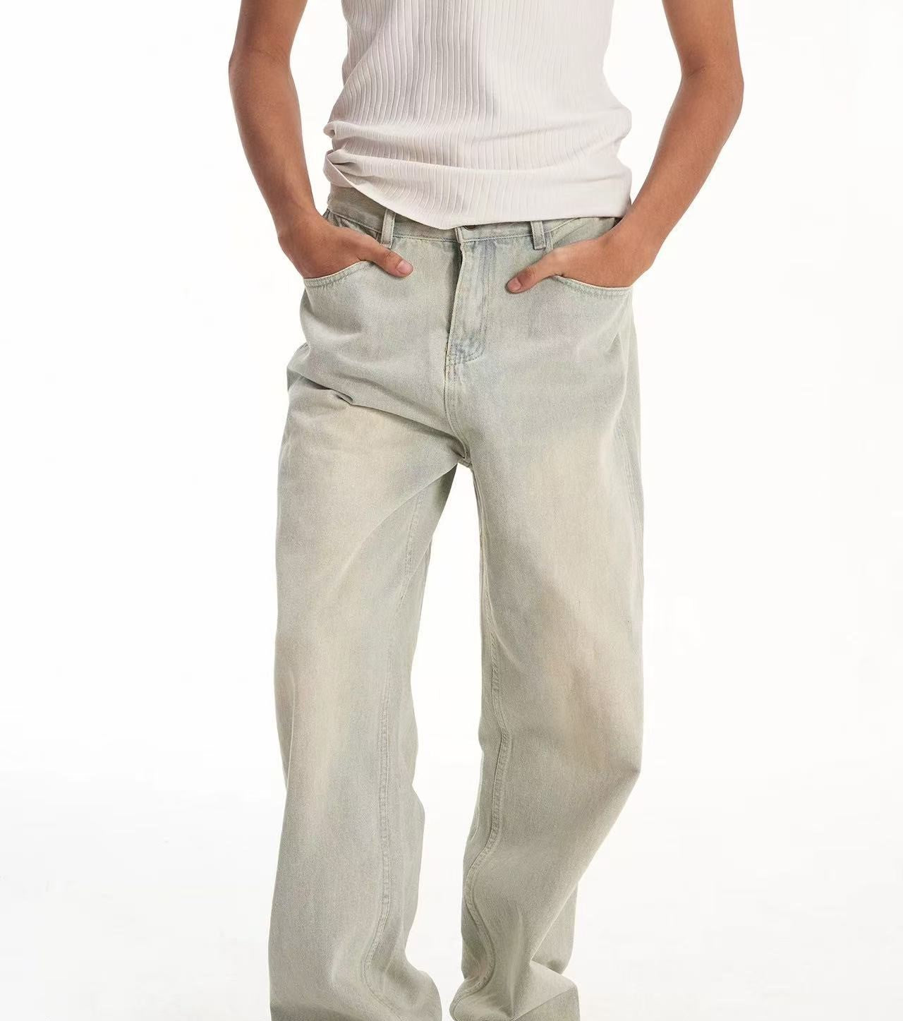 BIPOLAR Semi-elastic Straight-leg Jeans