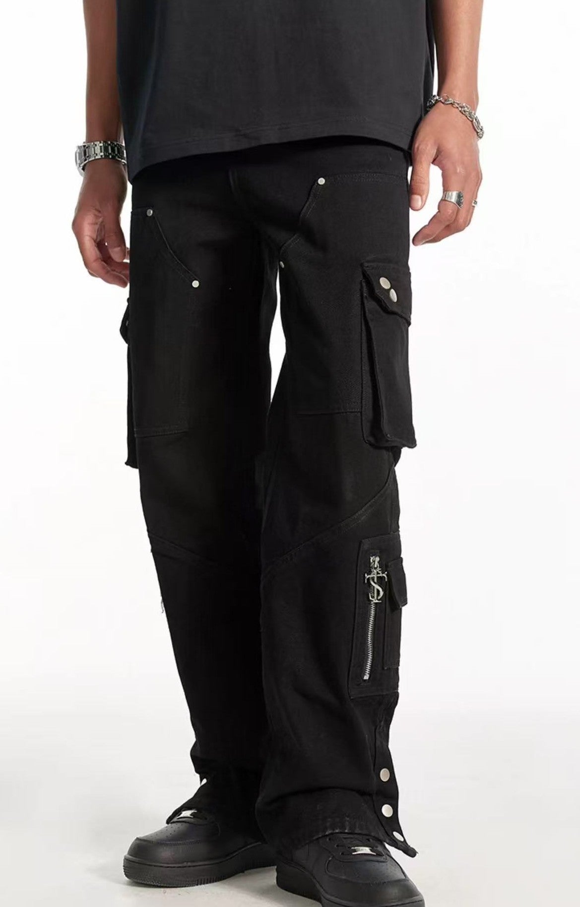 STK Studded Denim Pants