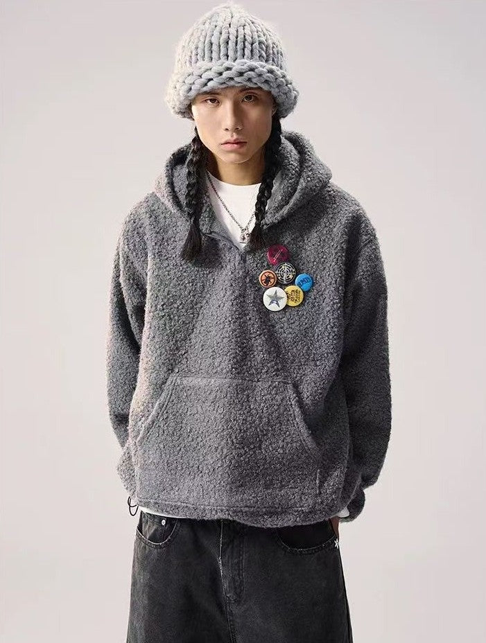 REMEDY Badge Sherpa Hoodie (x6 Badges)