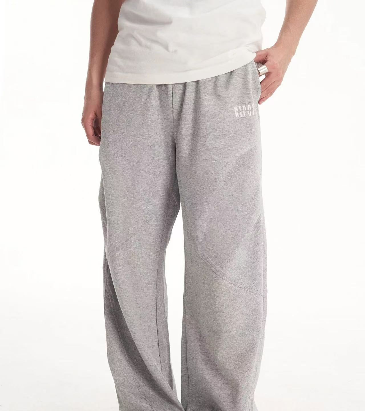 BIPOLAR Air Layer Pleated Loose Sweatpants