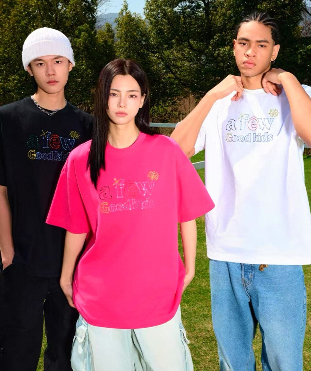 AFGK Neon Star Hot Diamond T-shirt