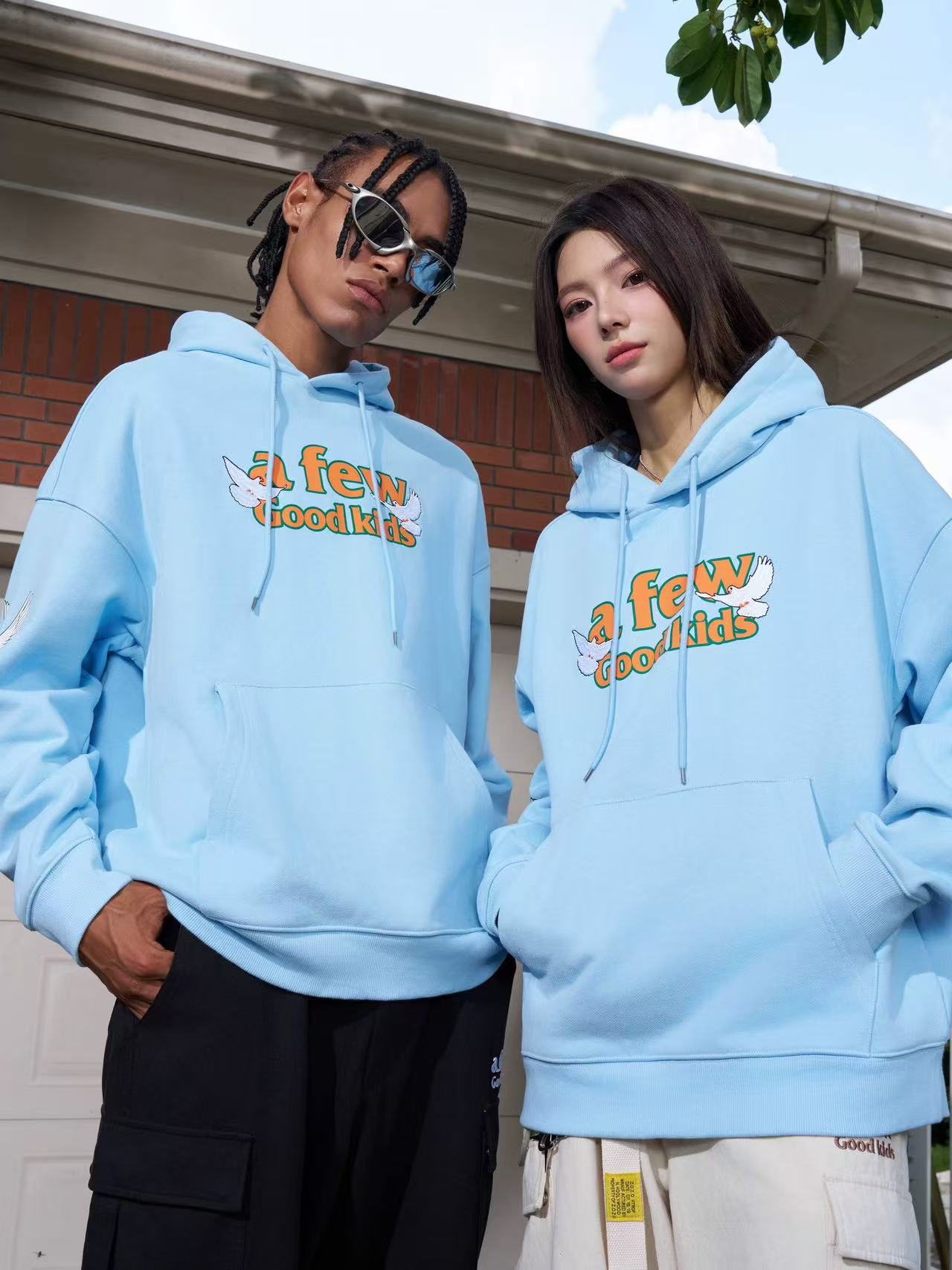 AFGK Peace Dove Embroidered hoodie