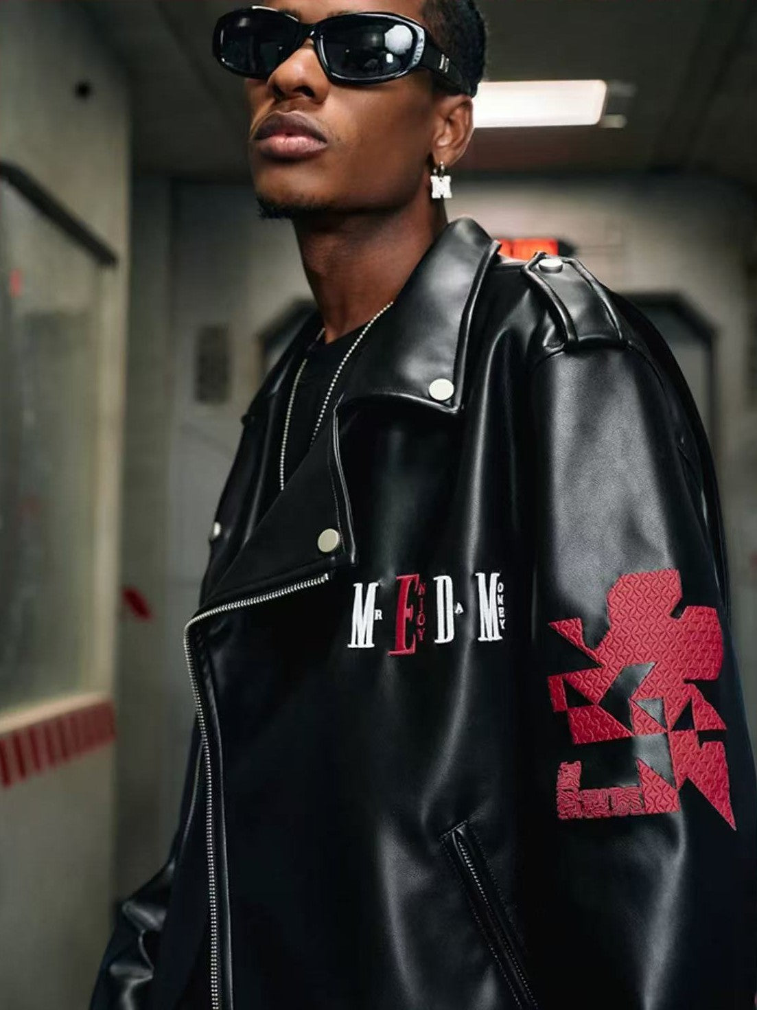 MEDMxEVA Unit 13 Leather Jacket