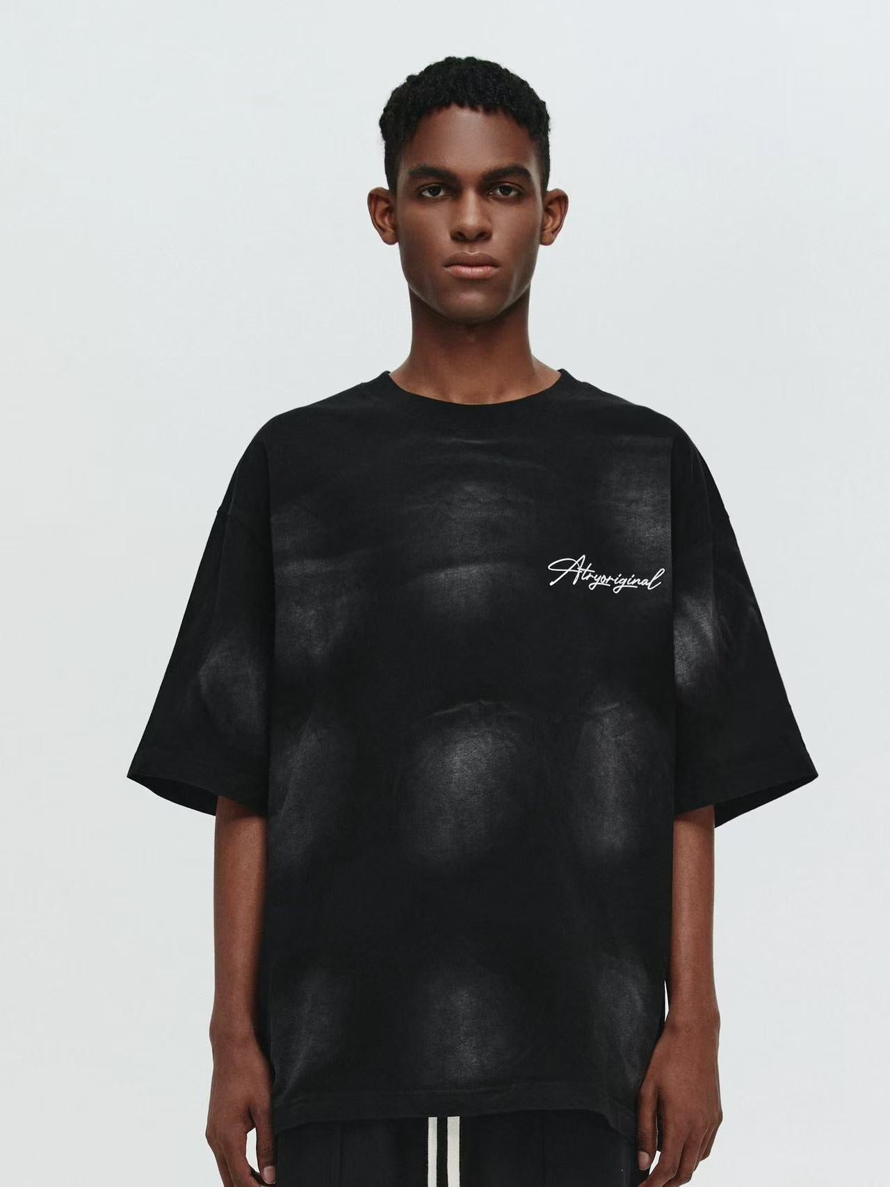 ATRY Distressed Washed LOGO T-shirt