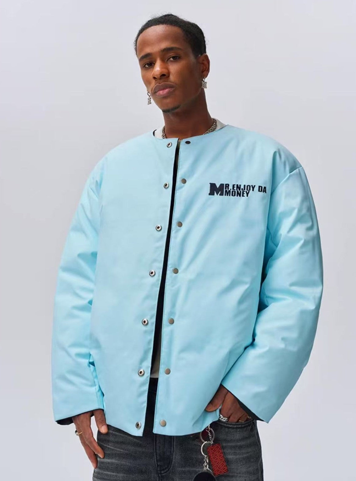 MEDM Cocoon Reversible Embroidered Down Jacket