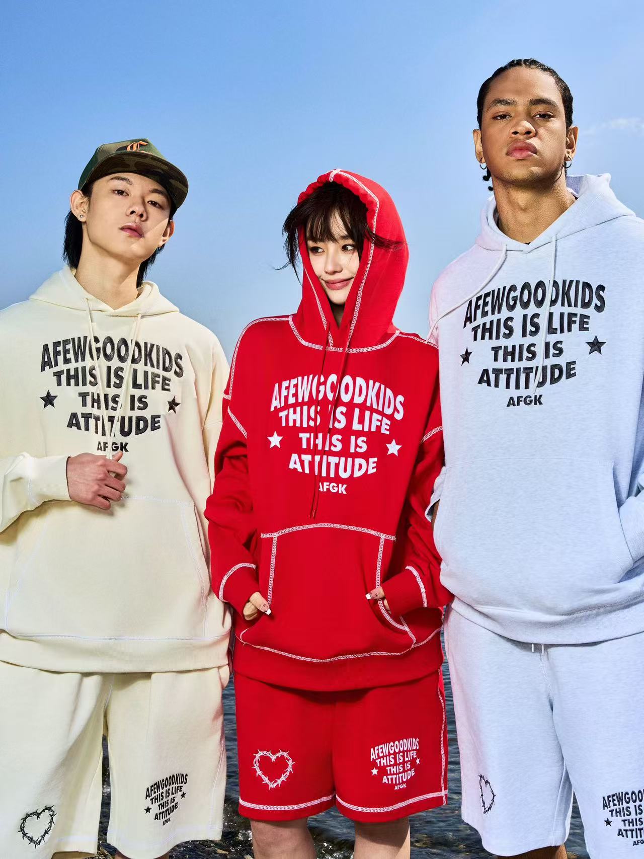 AFGK Hip Hop Terry Casual Shorts