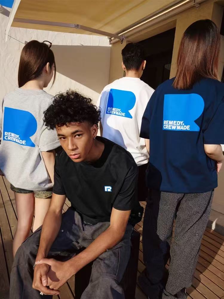 REMEDY Logo Print Short-sleeve T-shirt