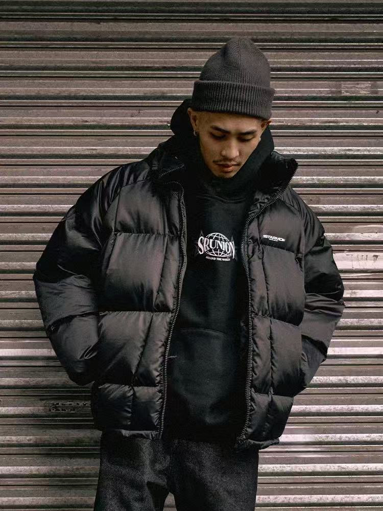 REMEDYxSTA Double Star Removable Hooded Cotton Coat