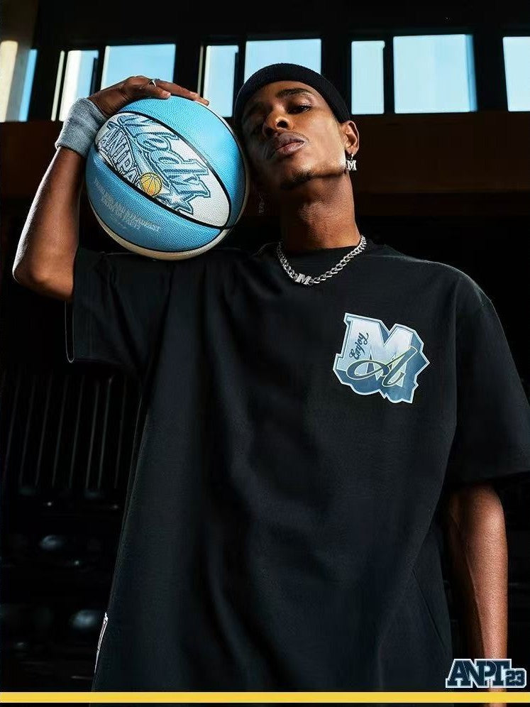 MEDMxANPT Logo Print Short-sleeved T-shirt