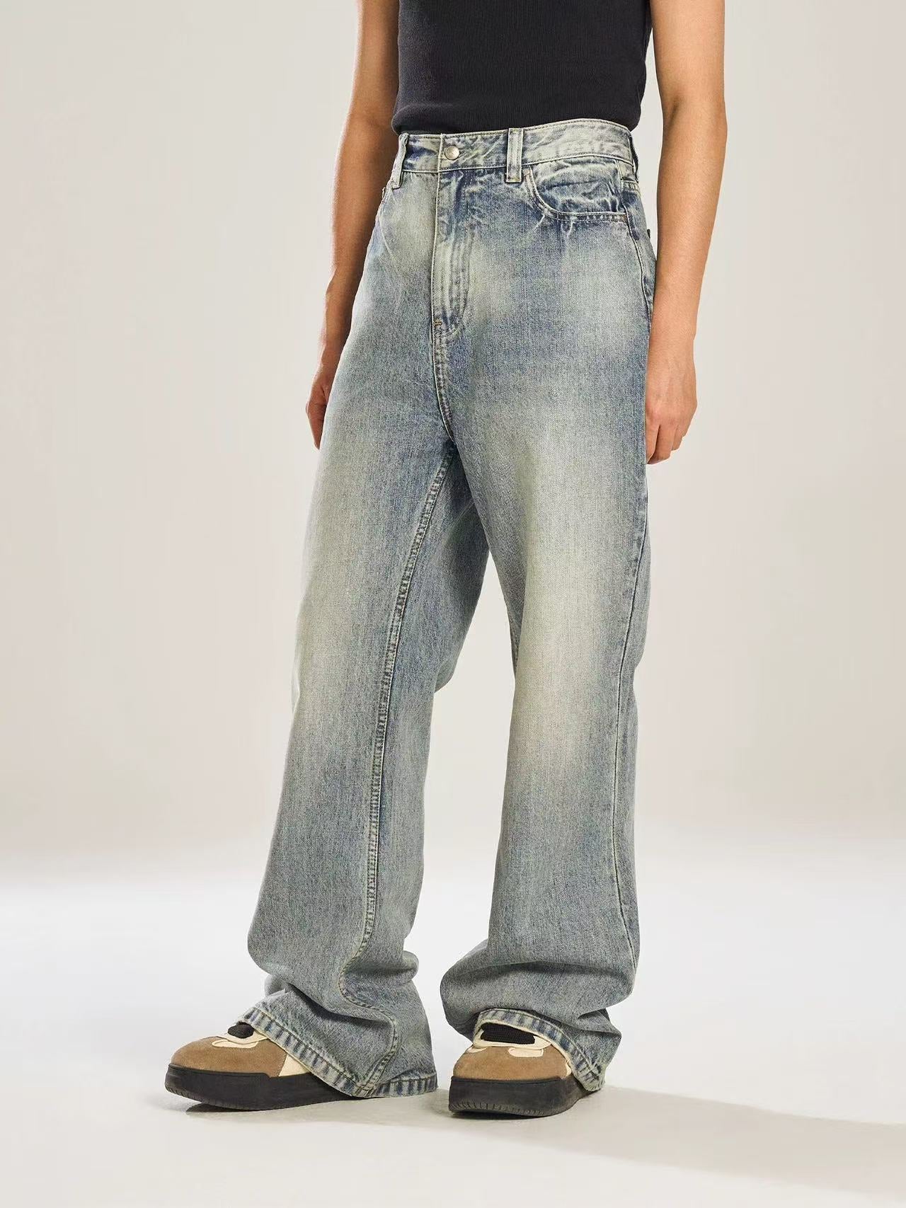 BIPOLAR Mild Light Color Washed Cleanfit Denim Jeans